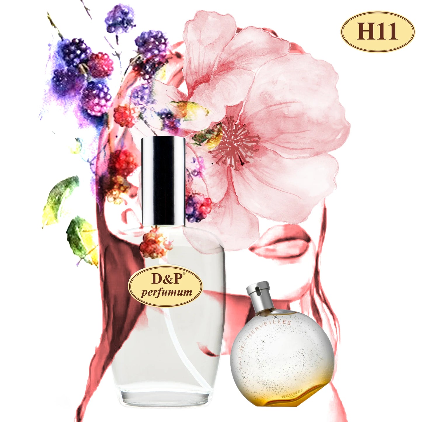 D&P H11 inspired by Eau D' MERVEILES WOMEN Eau de Perfume