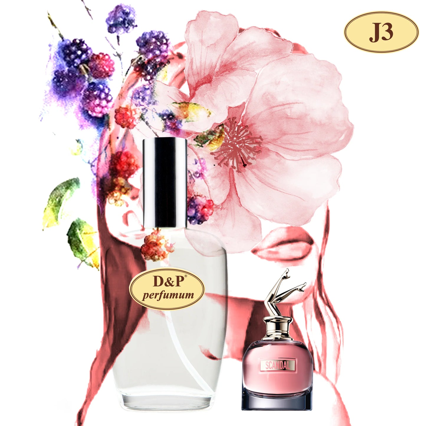 D&P J3 inspired by Scandal JP Women Eau de Perfume 100 ml