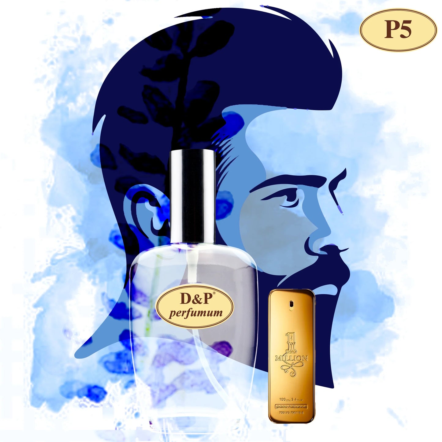 D&P P5 inspired by One Million Men Eau de Perfume 100 ml