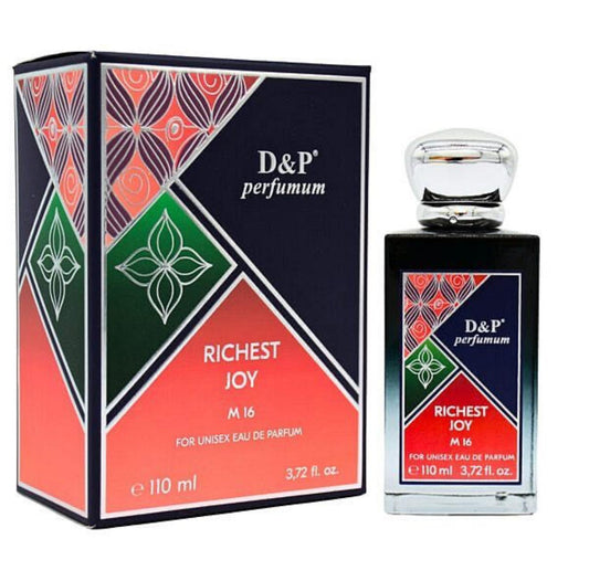 D&P Perfumum M-16 RICHEST JOY UNISEX Eau de Parfum 110 ML